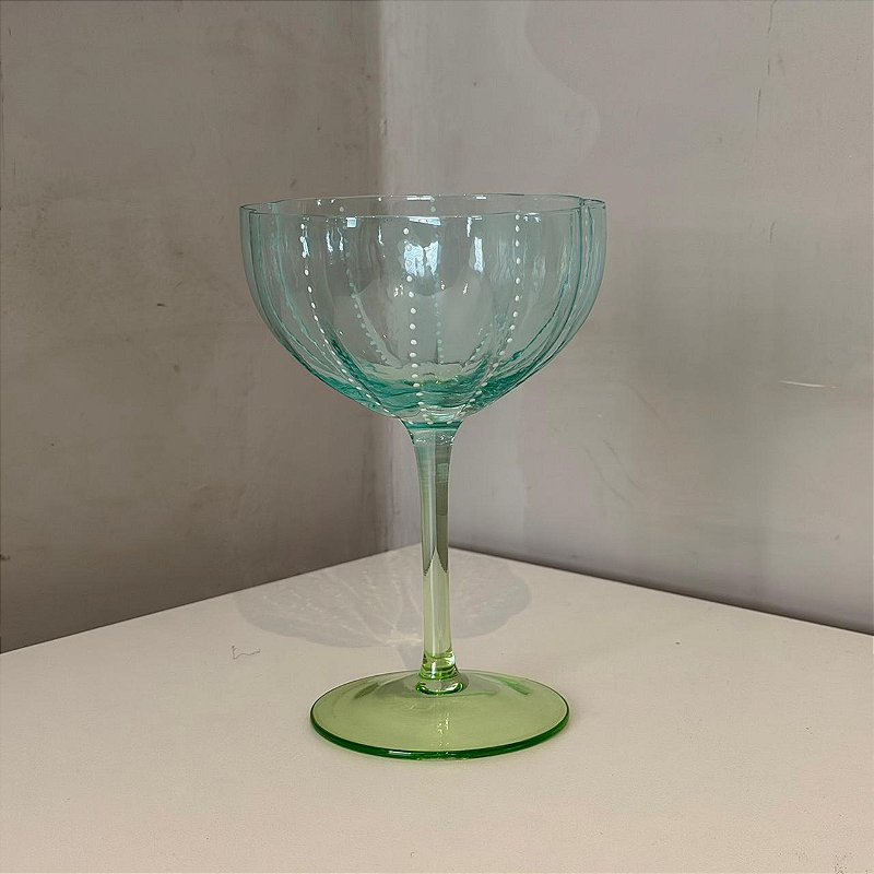 Taça Dots Martini - Azul e Verde
