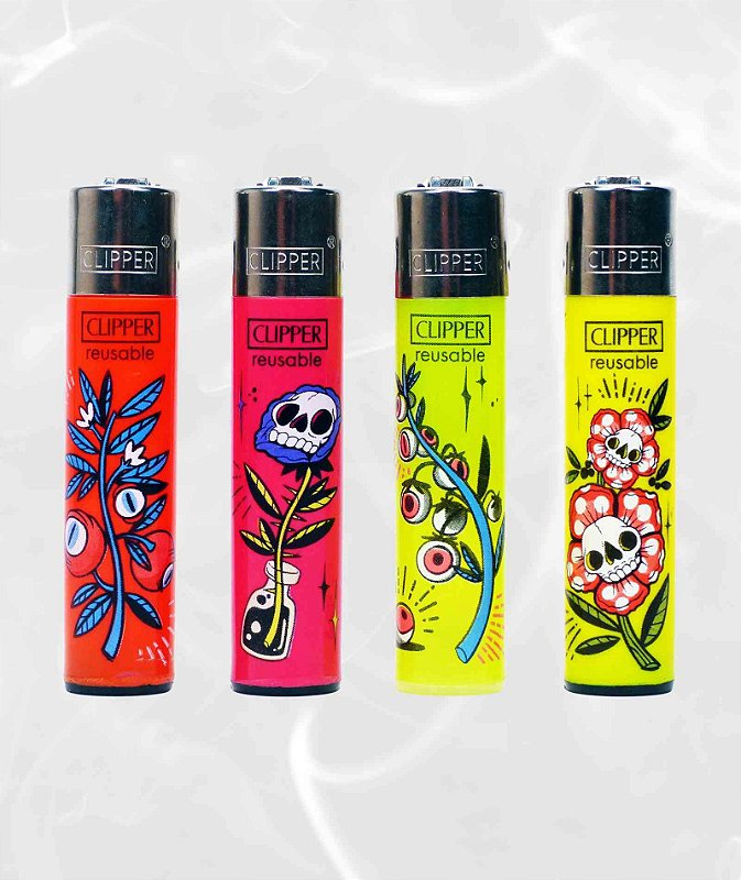 ISQUEIRO CLIPPER - STRANGE FLOWERS 2 - Urban Haze Tatuapé