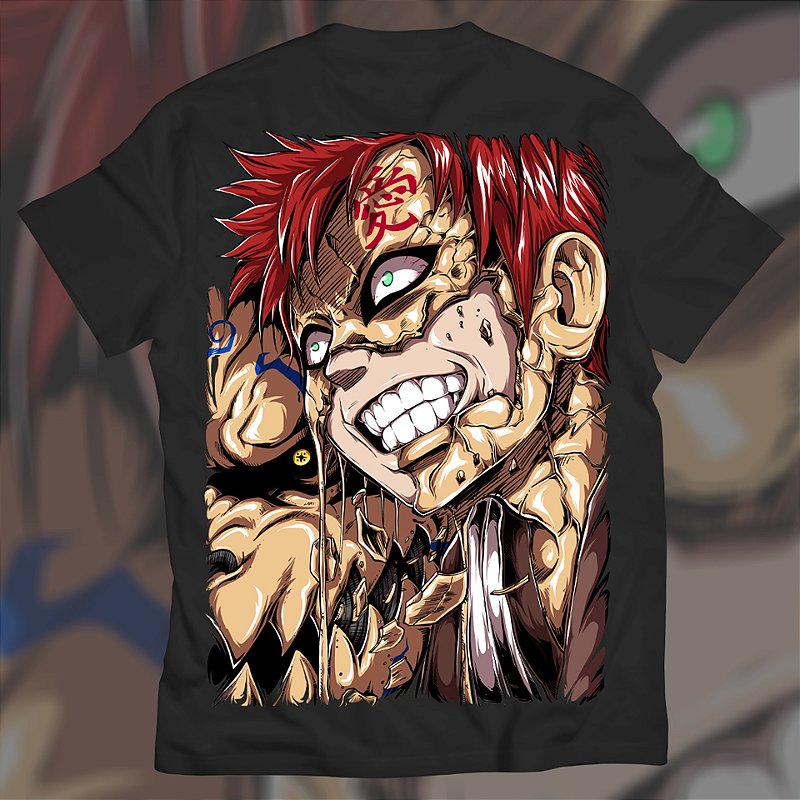 A camiseta Naruto que todo fã do anime precisa ter - Camisetas anime 30.1  penteada e reforçada, 100% algodão estampa no tamanho Gigante!