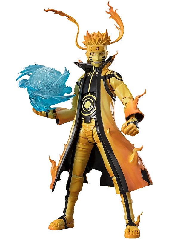 Naruto Uzumaki SH Figuarts (Kurama Link Mode) Blister Toys Action figures e Colecionáveis