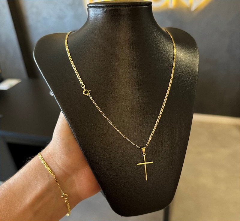Corrente e Pulseira Piastrine