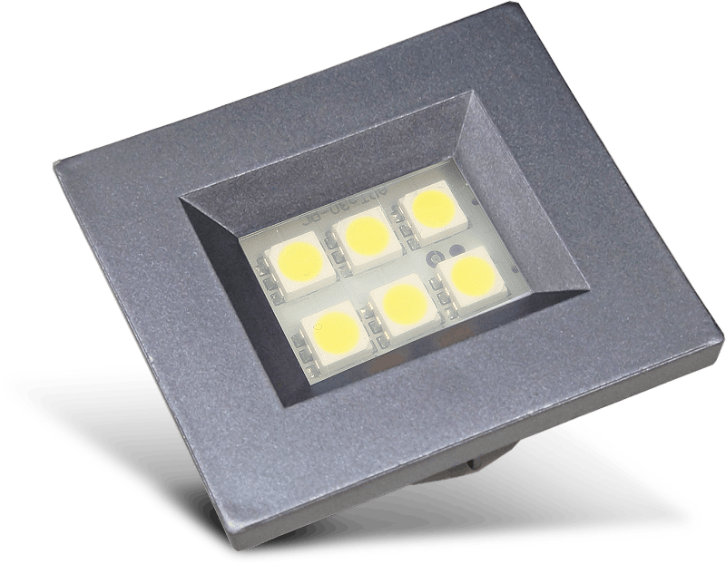 Luminaria Retangular 35mm 6 Leds Delâminas Tudo para sua marcenaria