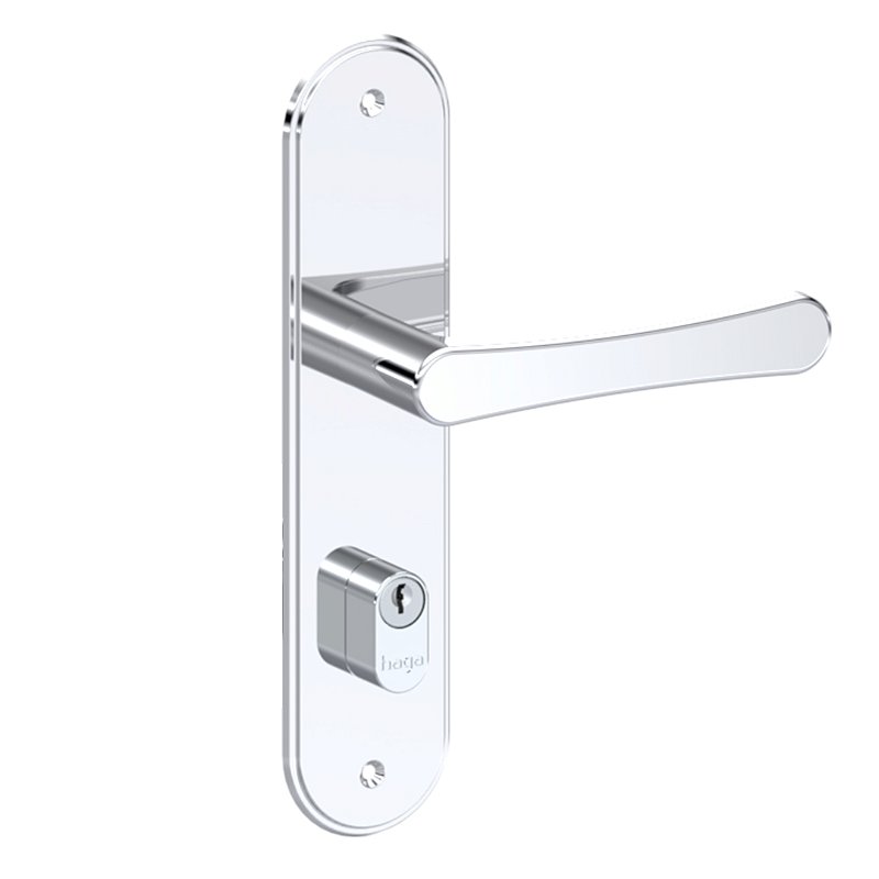Fechadura Externa HAGA Soft Life Espelho 280 - Fullmetal