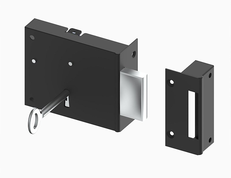 Fechadura Sobrepor - 860 / 90 - Segredo na Chave - 1135B