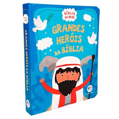 LIVRO GRANDES HEROIS DA BIBLIA - CAPA ALMOFADADA