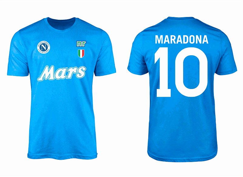 Camisa Retrô Napoli Maradona Diez - RetroEsporte - Paixão pelo