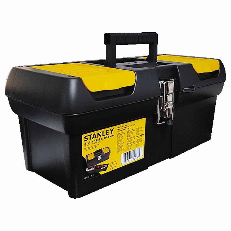 Caixa Plástica de Ferramentas com Bandeja 16" STANLEY