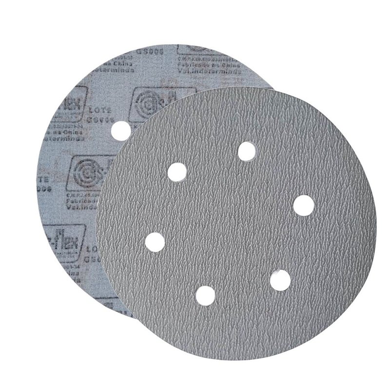 Disco de Lixa Pluma HOOKIT 150mm 6 Furos Grão 40  a 800 DISFLEX