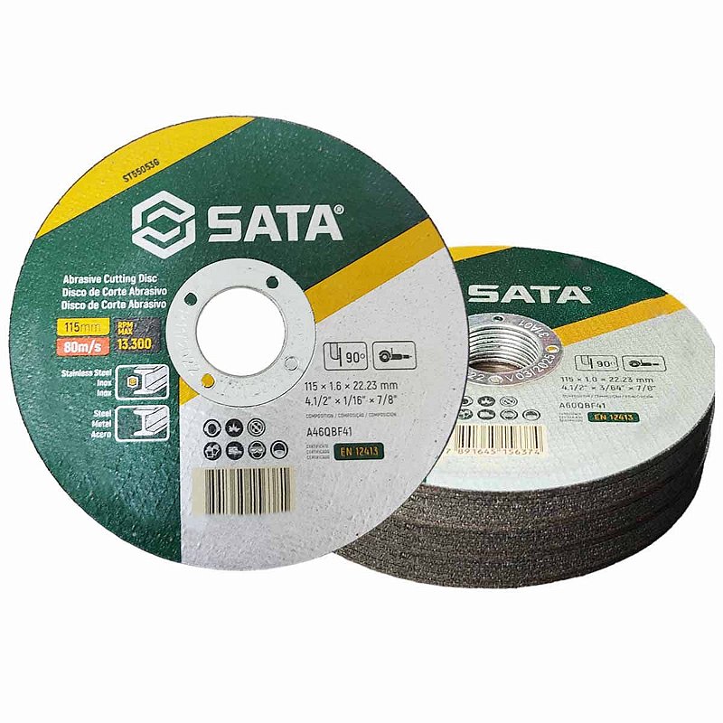 Disco de Corte Inox Fino Lixadeira Esmerilhadeira SATA