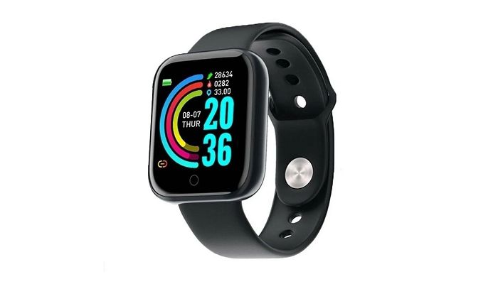 Relógio Inteligente D-20 Fitness,Para iOS e Android.