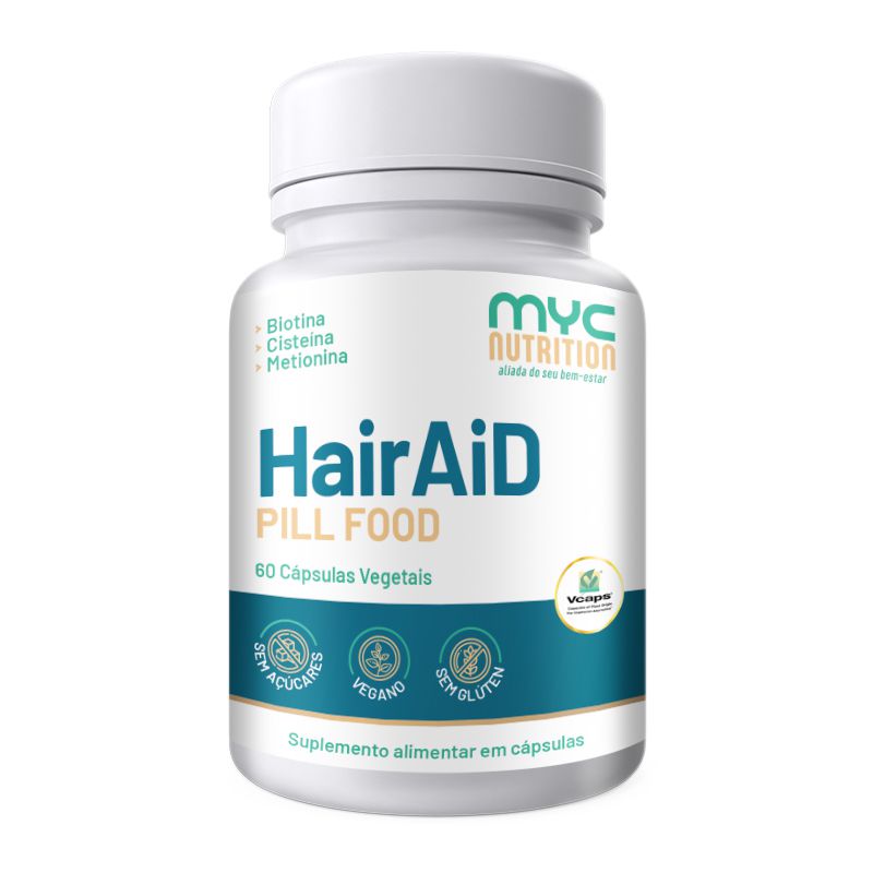 HairAiD 60 Cápsulas Vegetais - Myc Nutrition