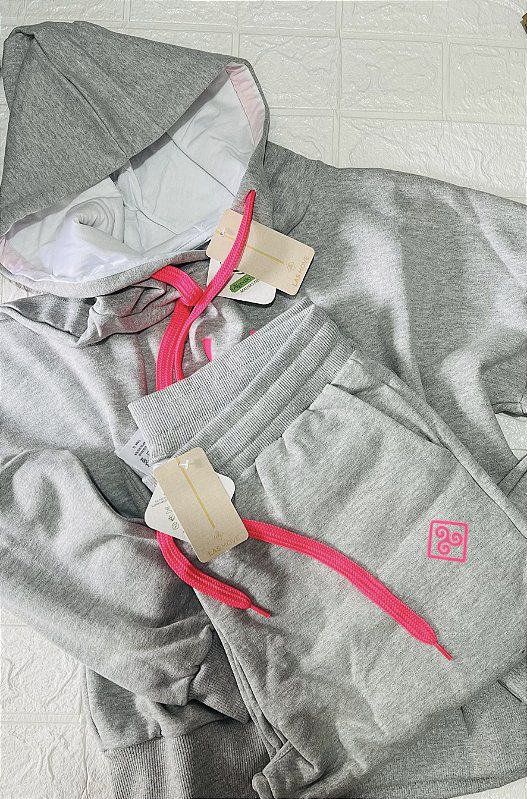 CONJUNTO MOLETOM CINZA