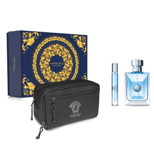 KIT PERFUME VERSACE POUR HOMME EAU DE TOILETTE 100 ML + MINI 10 ML