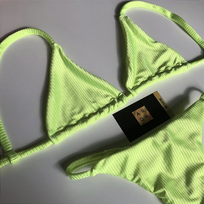 1 biquiní tally amarelo