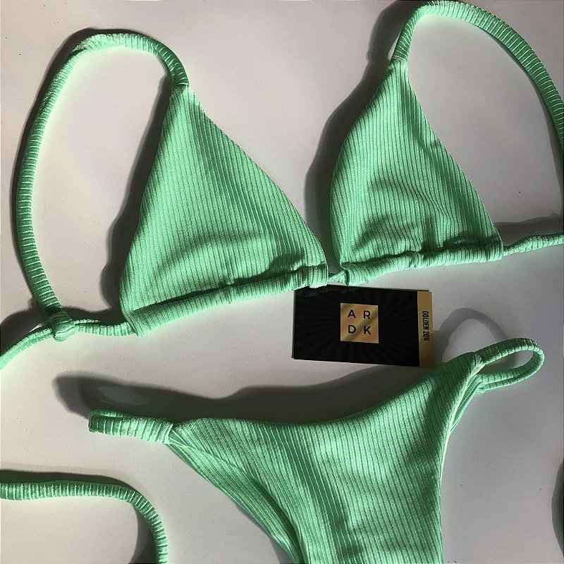 1 biquiní tally verde agua