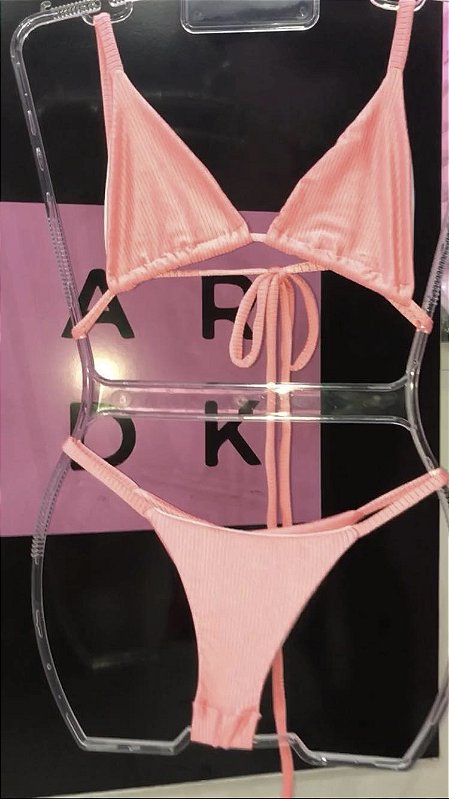 1 biquiní tally salmão