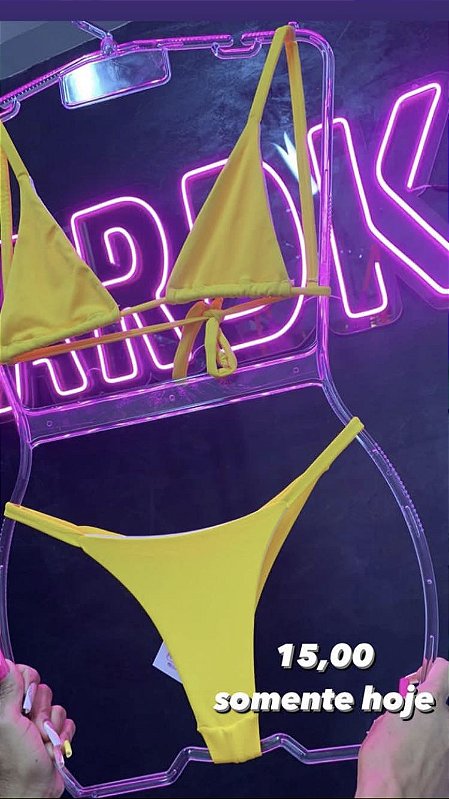 1 biquiní tally Meryl amarelo