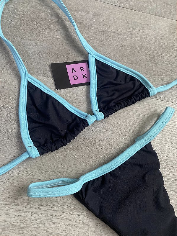 1 biquiní marquinha melody preto com azul