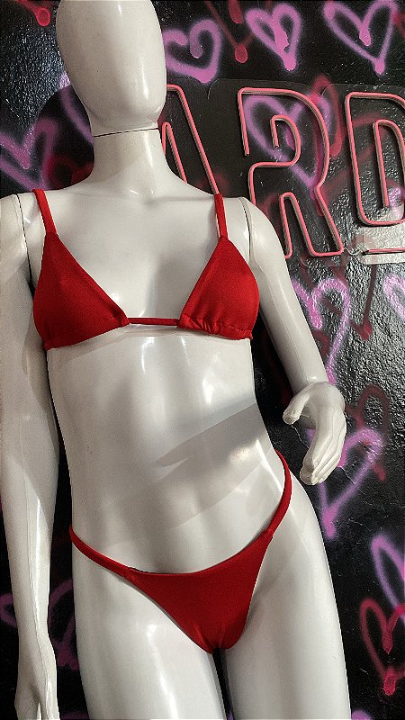 LIVE biquiní tally VERMELHO