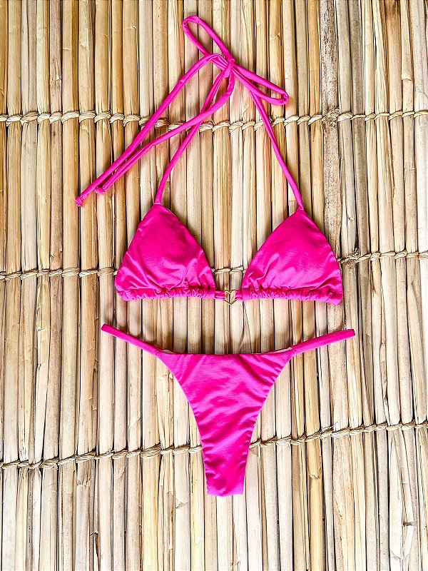 Biquíni Mariana Pink - Calcinha Marquinha Empina