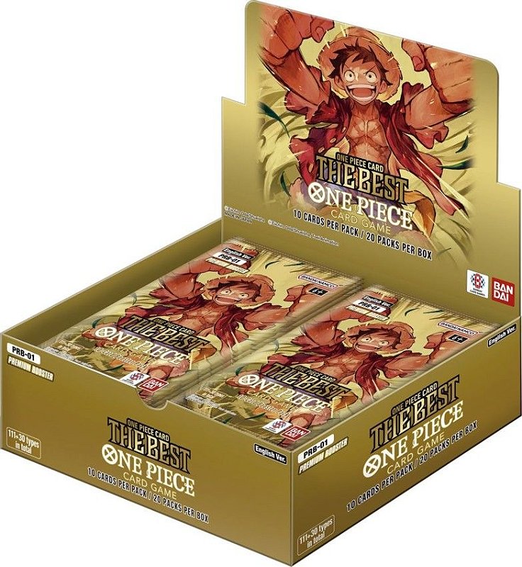 ONE PIECE CARD PRB-01 3ボックスセット　シュリンク付き開封 PRÉ-VENDA - Caixa de Booster - One Piece Card Game - Premium