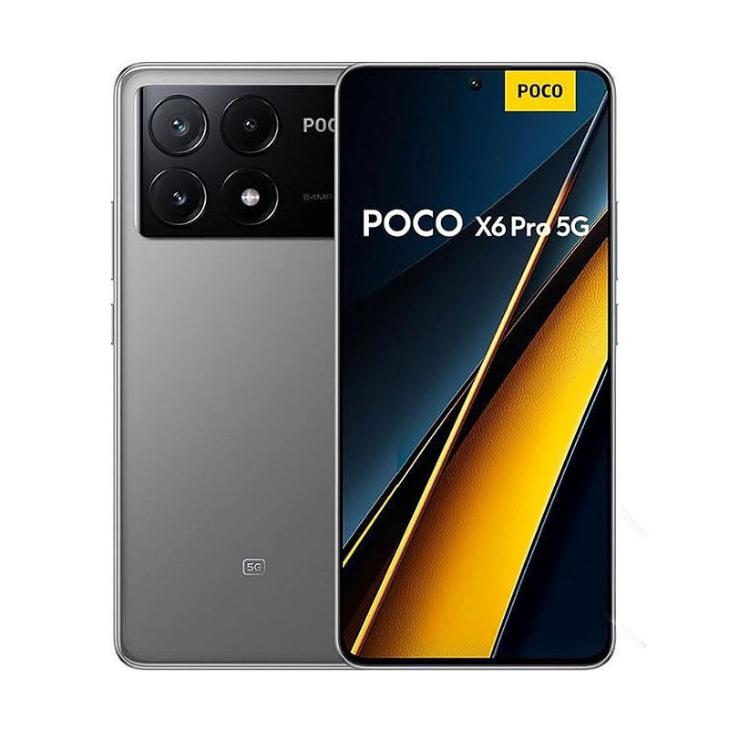 POCO X6 Pro 5G グレー 8GB RAM 256GB POCO X6 Pro 5G 8GB+256GB Global-(Cinza) - Eletrosam | A