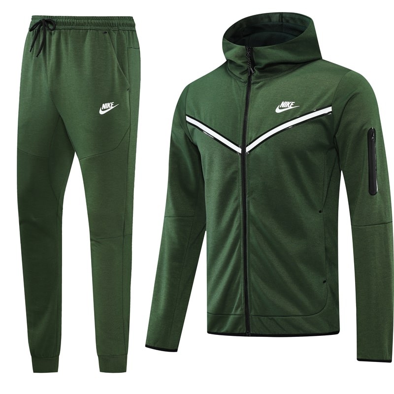 Conjunto Nike: Tech Fleece Verde Escuro - Zeus Store