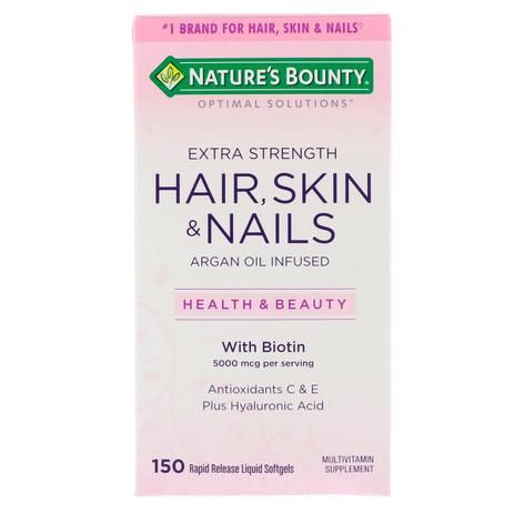 Vitamina Nature’s Bounty:  Hair, Skin & Nails