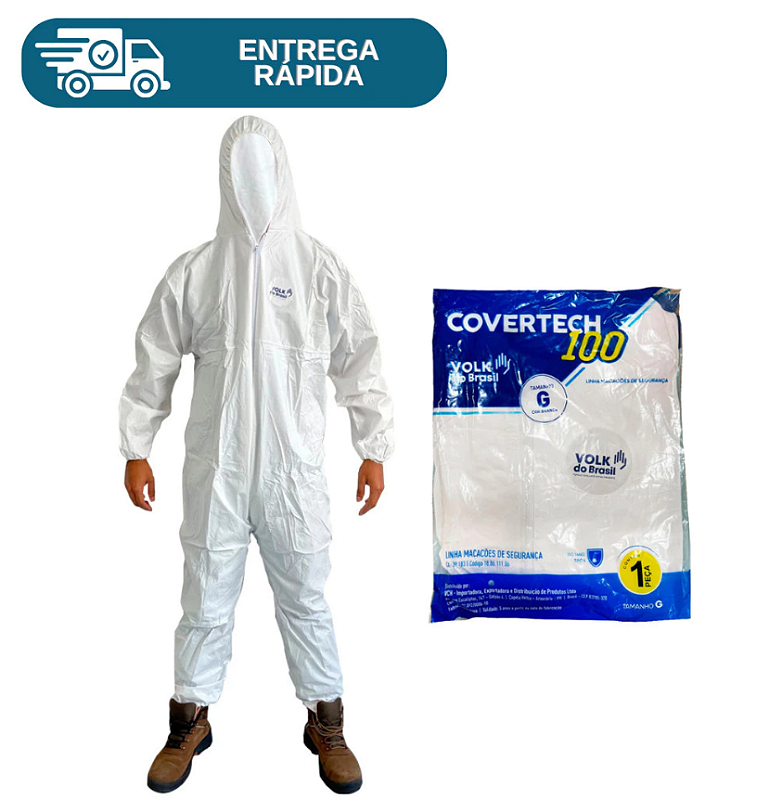 Covertec Mask MACACÃO COVERTECH 100 - Kaema EPIS e Sinalização