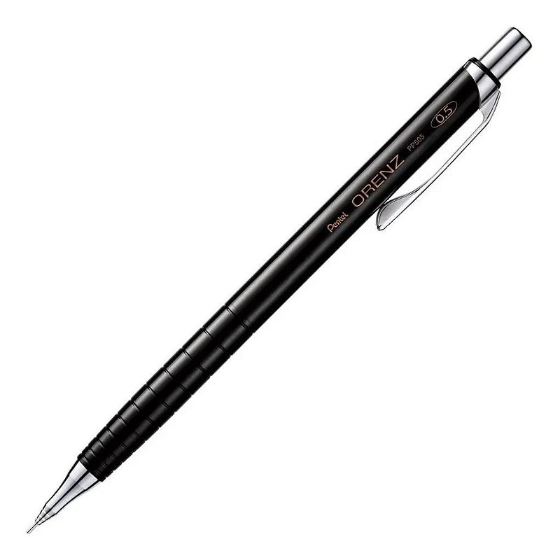 Lapiseira Tecnica Orenz Pentel PP505 0,5mm - Preta - FUNPAPER