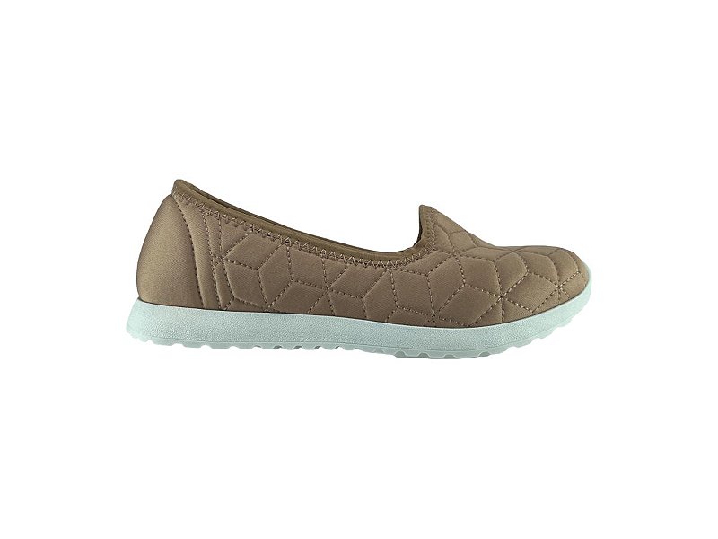 Sapato Casual Moleca Lycra Fit Nude 5736.119 - Opção Store Online