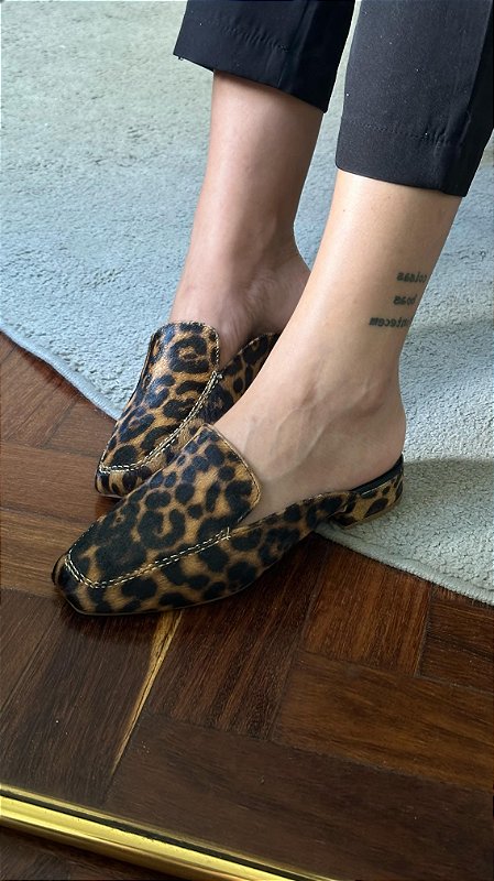MULE ROSE ANIMAL PRINT ONÇA