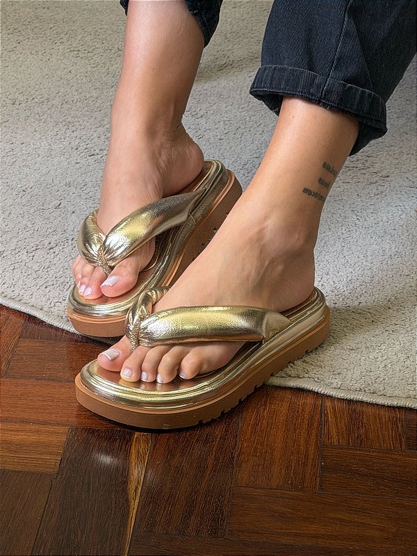 PLATAFORMA MINSK METALIZADO OURO