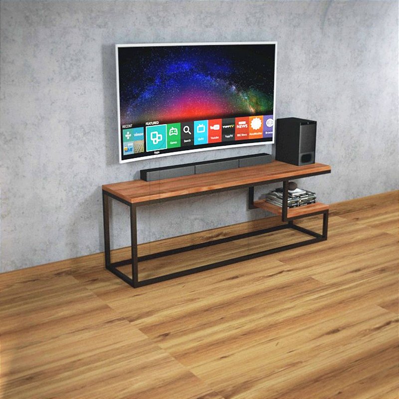 Estante De TV MetalWood