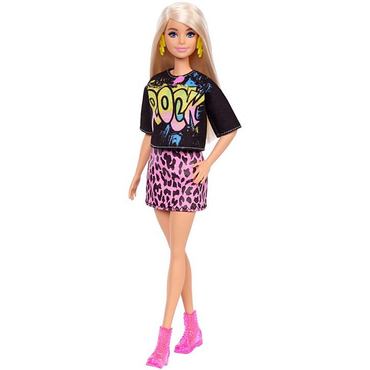 Boneca Barbie Fashionistas - 150 Sem Cabelos Vestido Floral Rosa