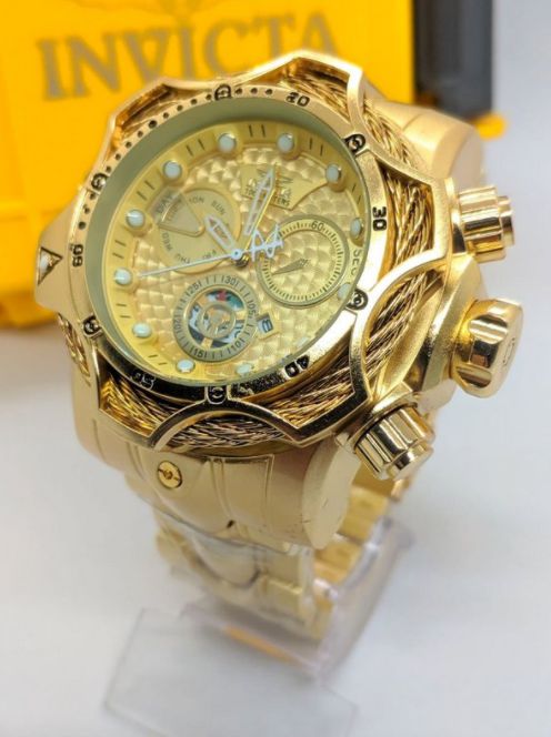 Relógio invicta reserve dourado Clearance