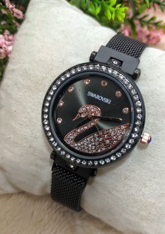 Relogio swarovski feminino preto Clearance