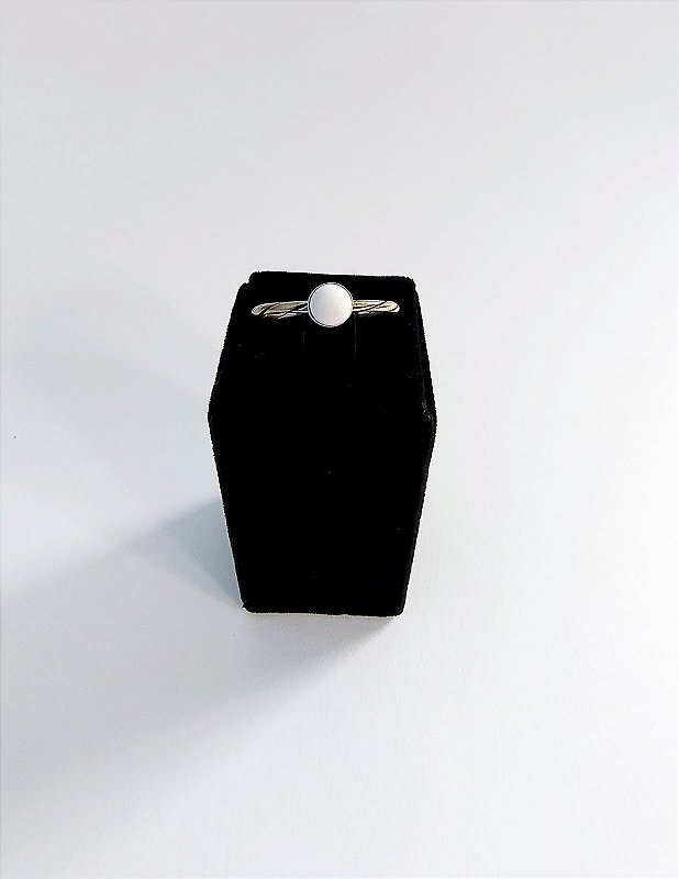 Anel em Prata envelhecida boho chique