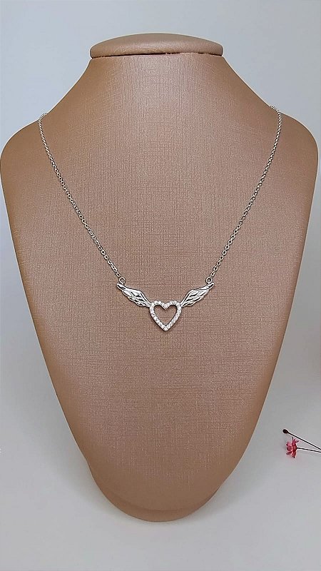 Colar asa em Prata 925