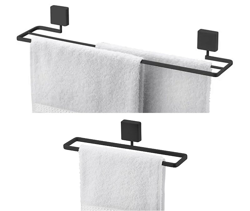 Kit 2 Toalheiros Preto Fosco Future | Loja Armazém BR - armazembr