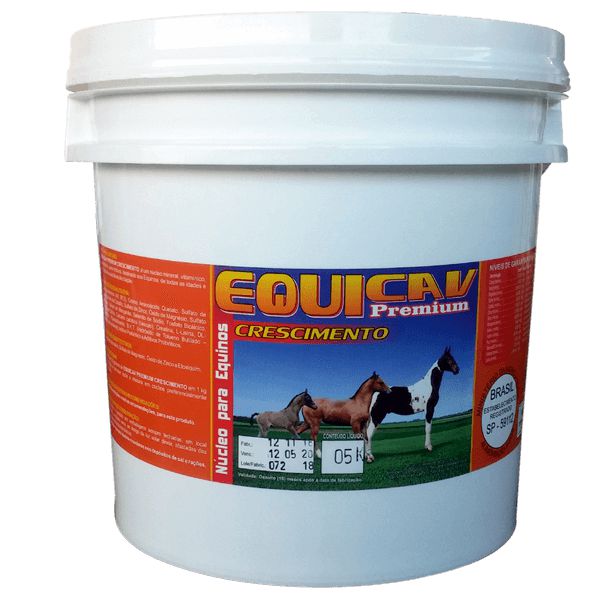 Equicav Crescimento para potros, B12, Creatina, Probióticos, Metionina