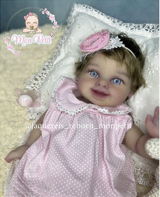 Bebê reborn de silicone sólido Julia