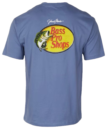 Mr Jones Chemise De Pêche Bass Pro Shops Johnny Morris Taille XL Homme - Manches Longues, Bleue, Occasion, Parfaite Pour La Pêche Et Les Activités Outdoor Stock Pro