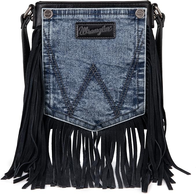 Bolso Hobo Mujer Wrangler - Piel Vegana, Dos Tonos, Asa Superior Y Correa De Hombro
