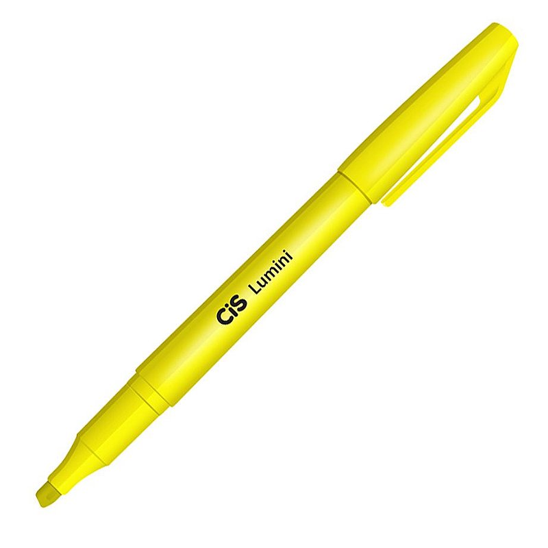 Caneta Marca Texto Cis Lumini Amarelo O Escriba Papelaria E Materiais Art Sticos