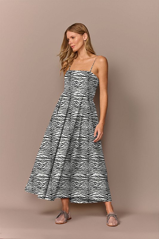 VESTIDO KRISTIN ZEBRA