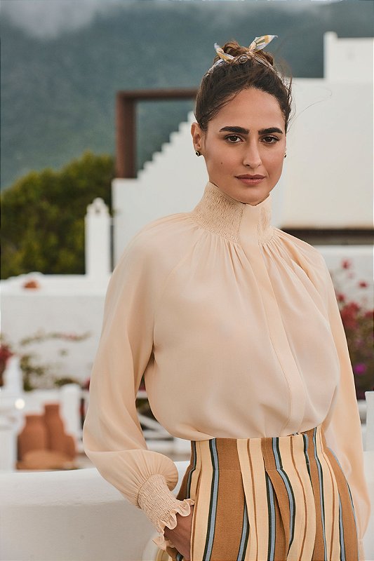 CAMISA TARA SEDA AVEIA