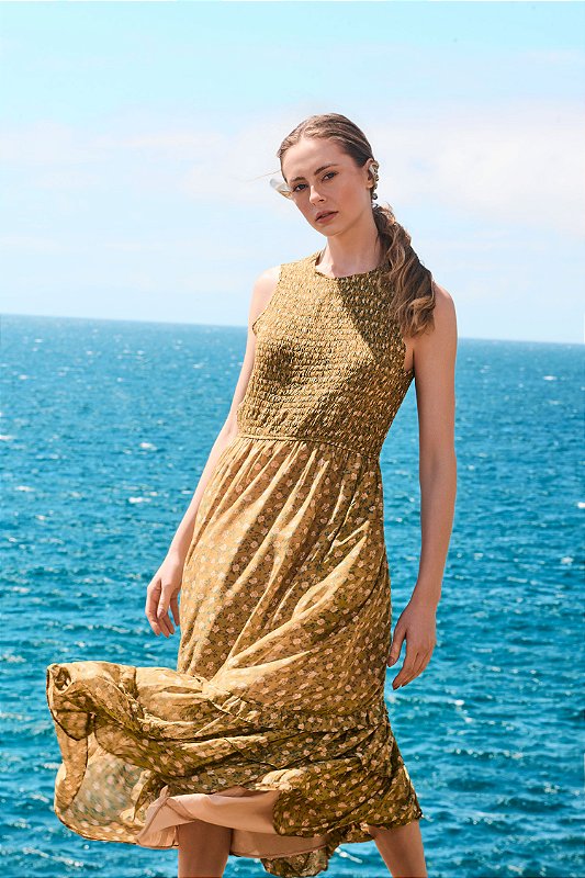 VESTIDO KALAN PISTACHE