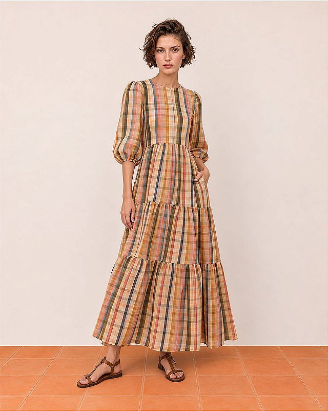 VESTIDO CAPRI XADREZ