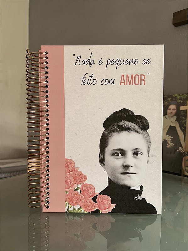 Caderno Santa Teresinha - Rosa